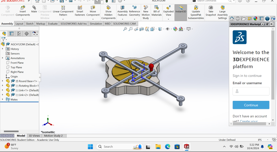 help! i set this oscillating mechanism as per the