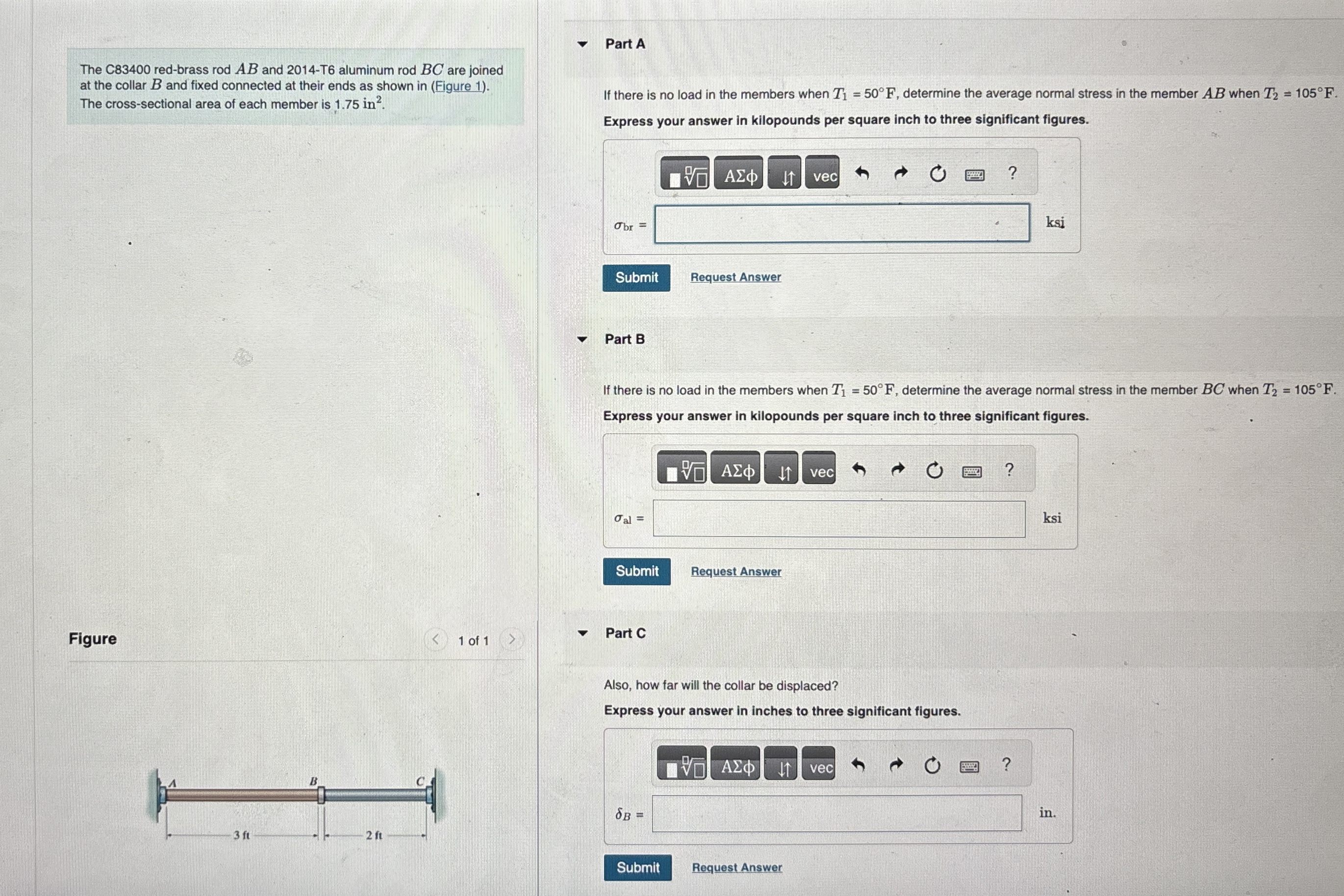 The C 8 3 4 0 0 red - brass rod A B and 2 0 1 4 -