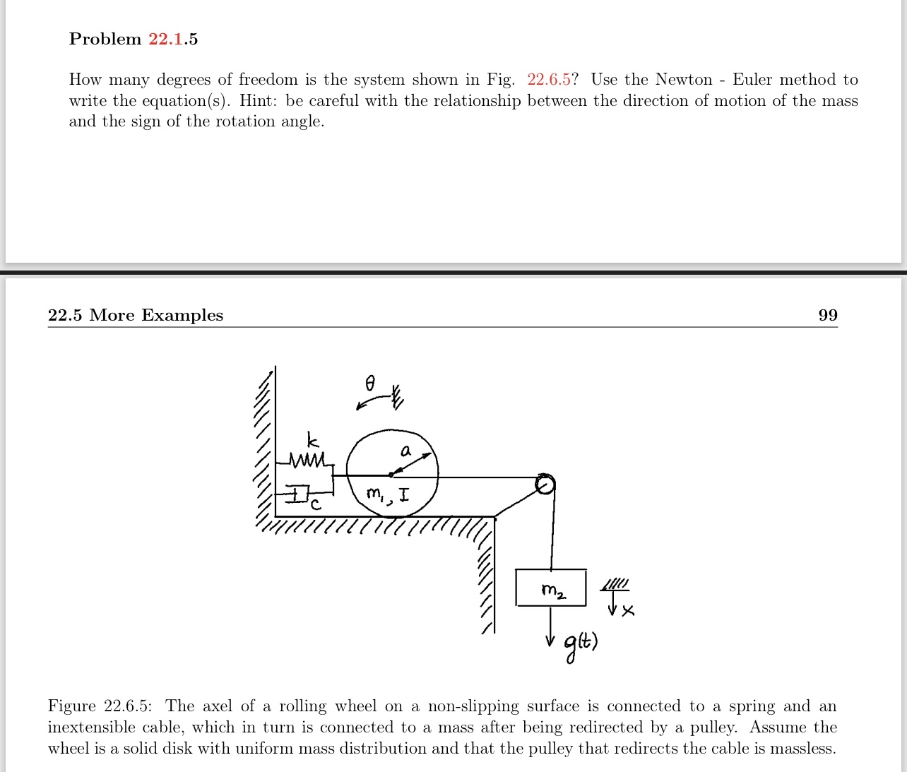 Problem 2 2 . 1 . 5 How many degrees of freedom
