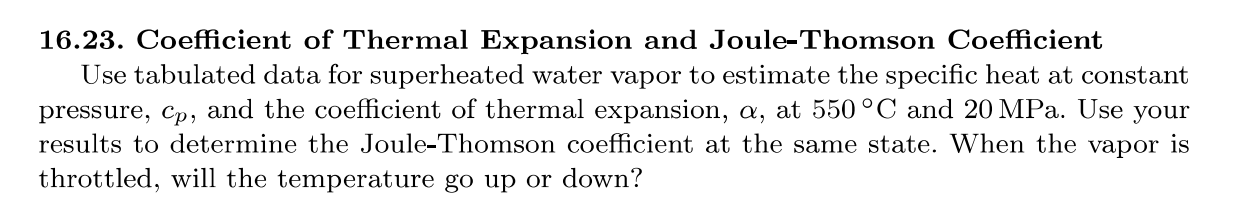 1 6 . 2 3 . Coefficient of Thermal Expansion and