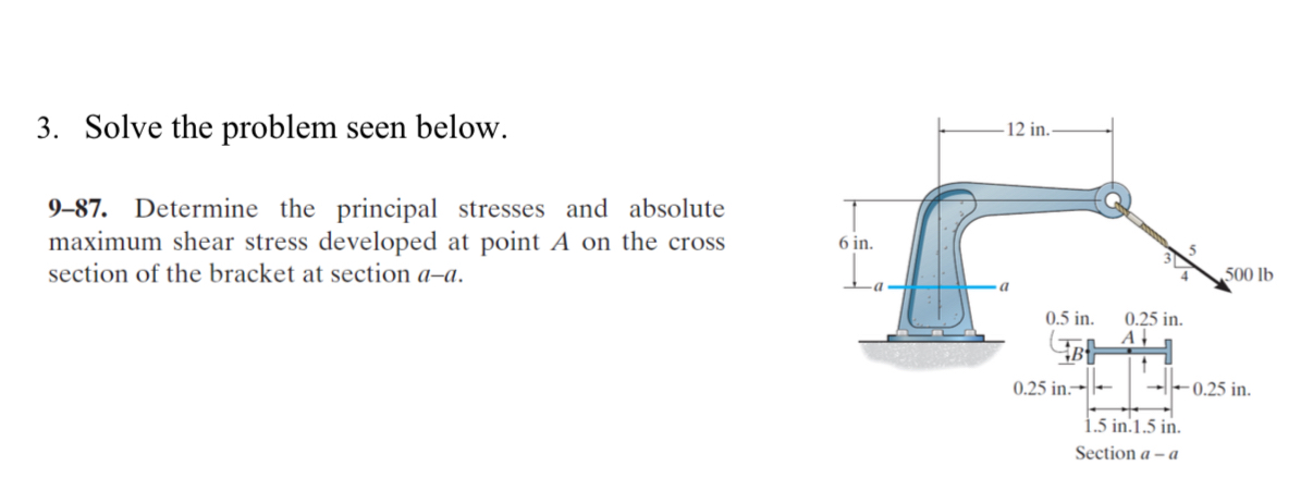 Solve the problem seen below. 9 - 8 7 . Determine