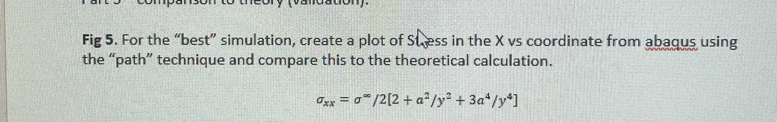 Fig 5 . For the "best" simulation, create a plot
