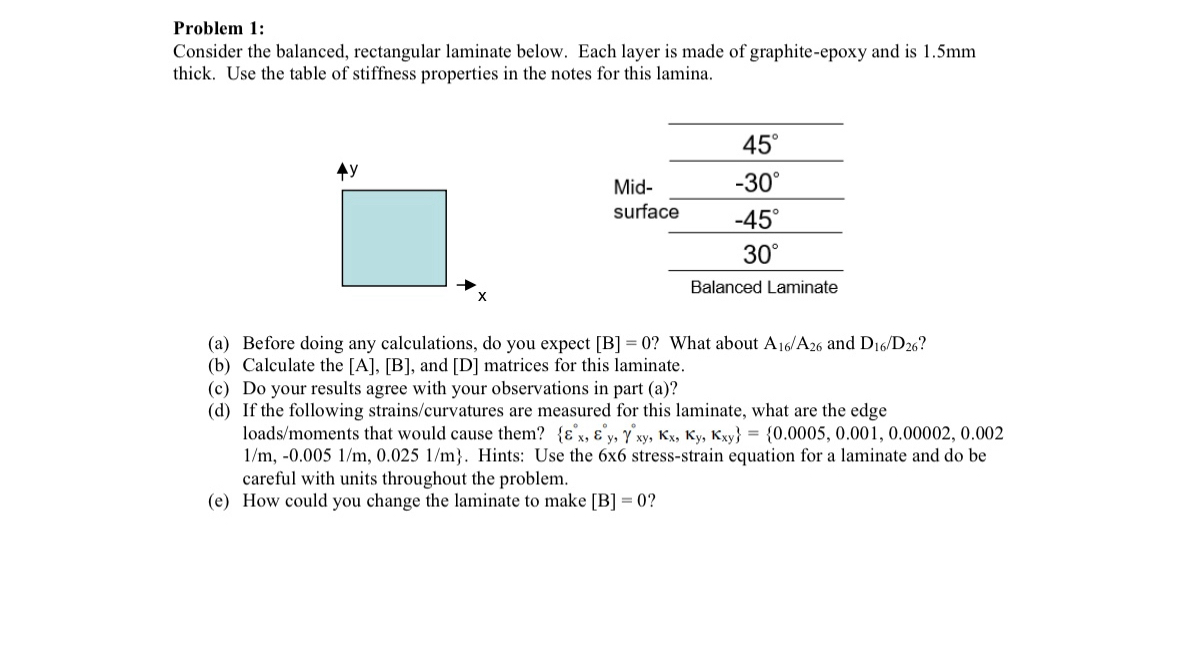 Problem 1 : Consider the balanced, rectangular
