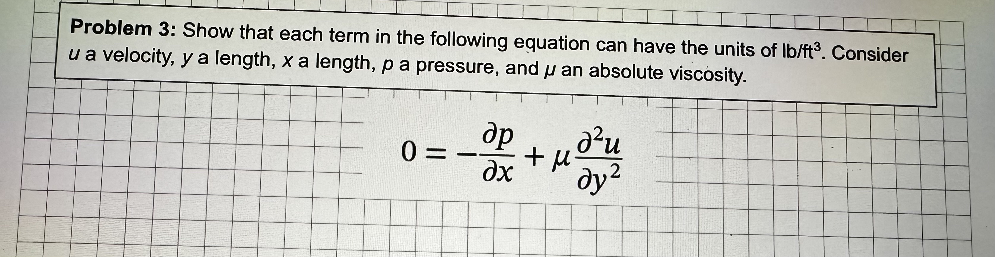 Problem 3 : Show that each term in the following