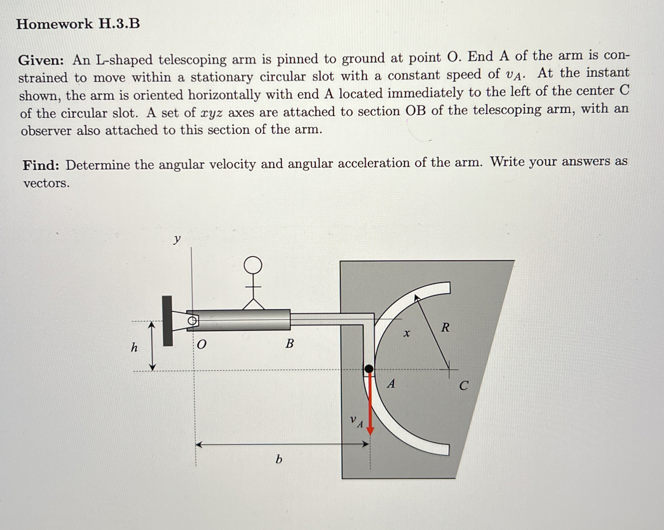 Homework H . 3 . B Given: An L - shaped