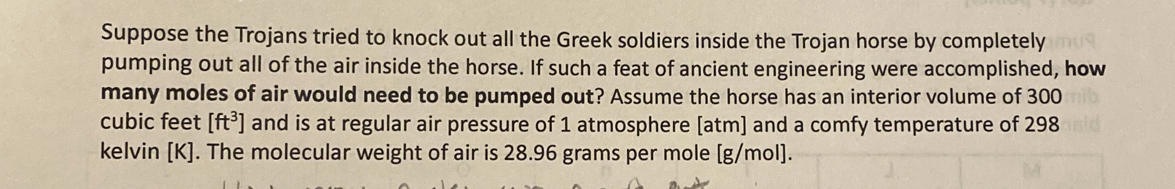 Suppose the Trojans tried to knock out all the