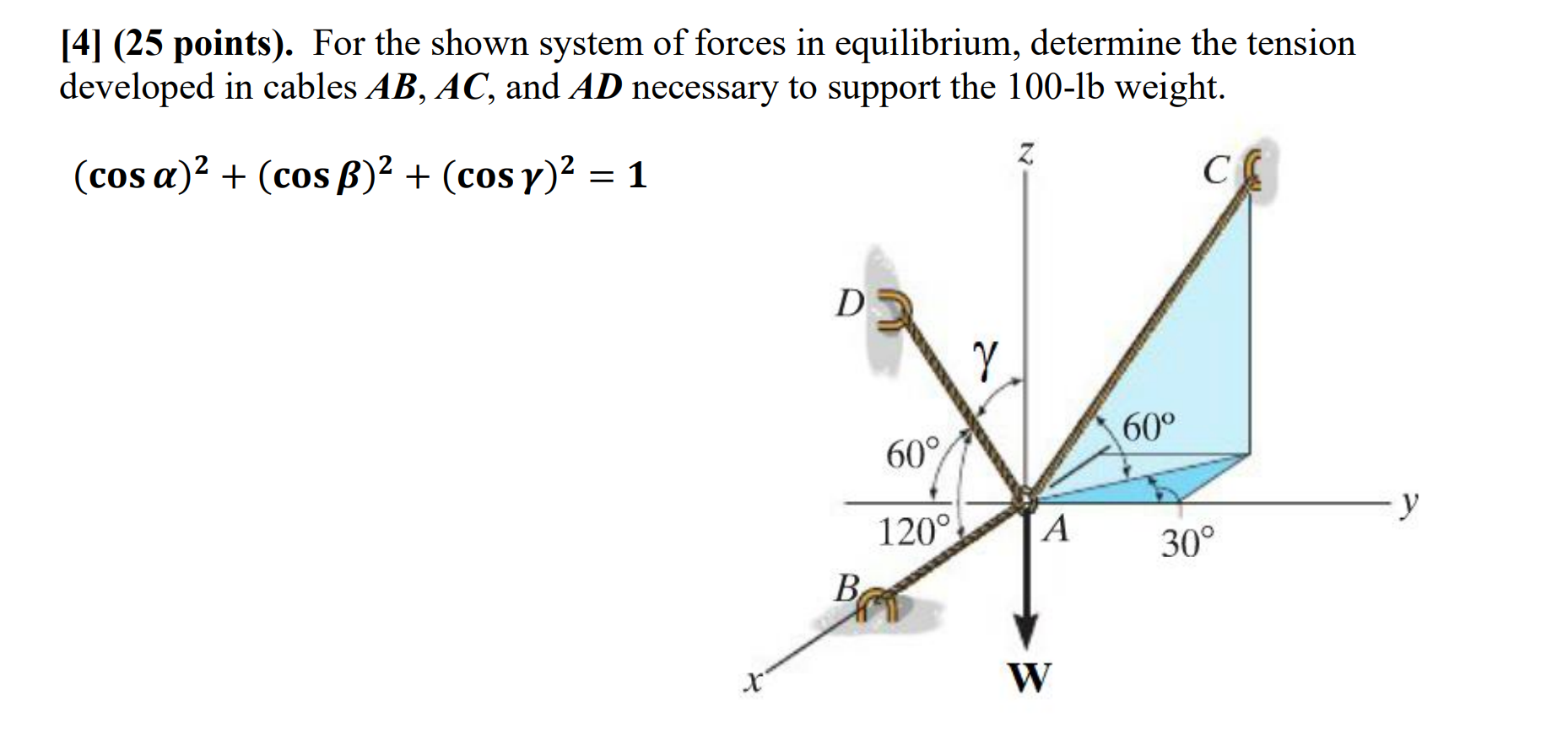 [ 4 ] ( 2 5 points ) . For the shown system of