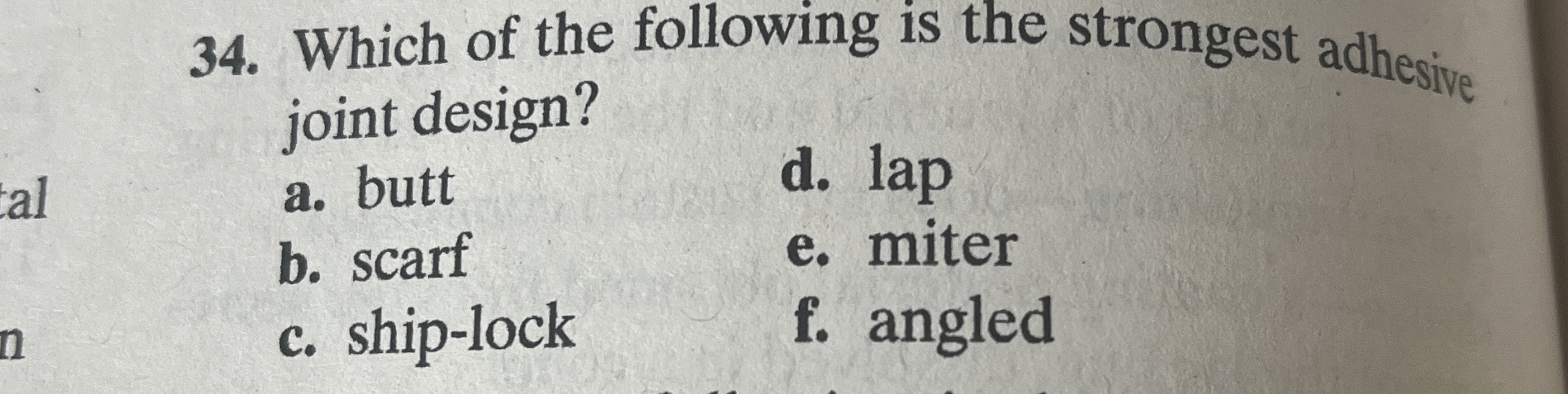 Which of the following is the strongest adhesive