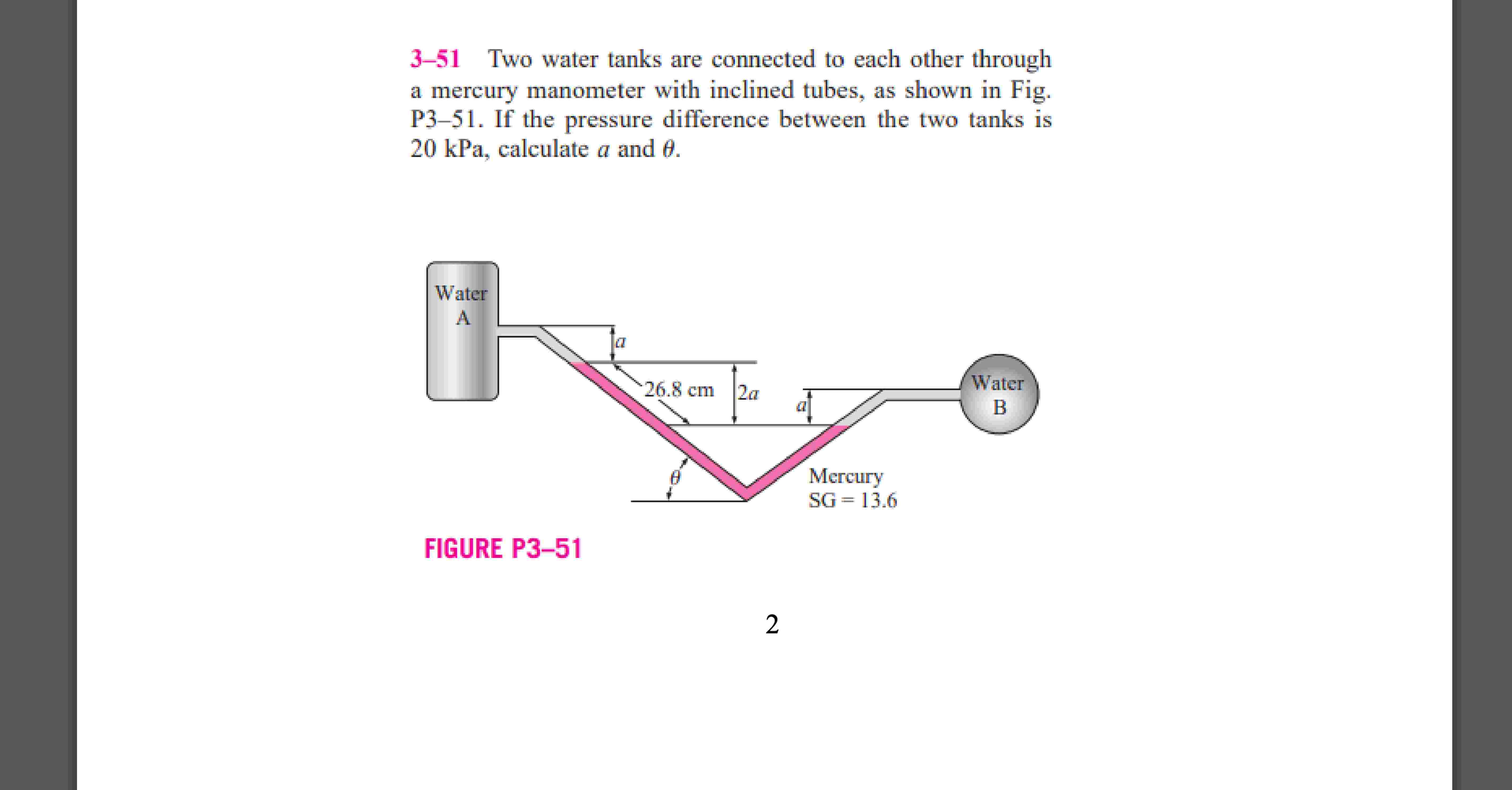 3 - 5 1 Two water tanks are connected to each