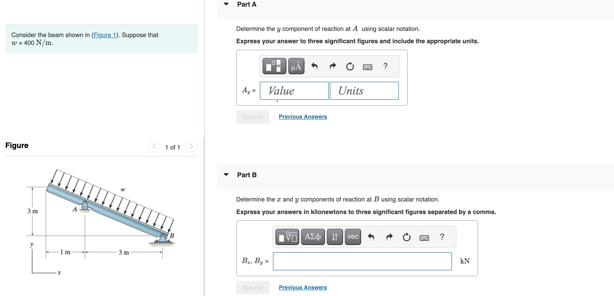 Consider the beam shown in ( Figure 1 ) . Suppose