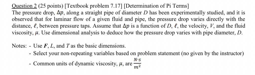 Question 2 ( 2 5 points ) [ Textbook problem 7 .