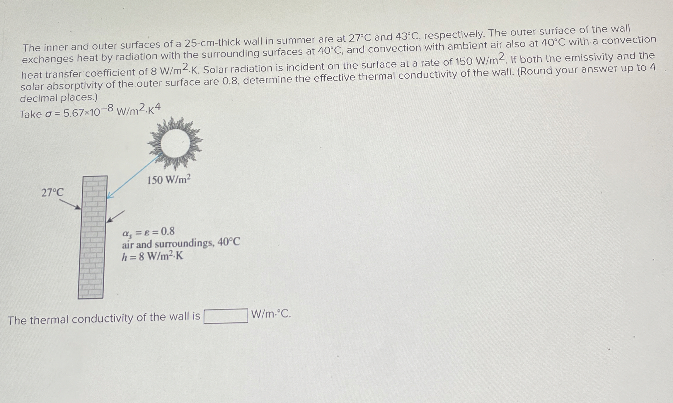 The inner and outer surfaces of a 2 5 - c m -