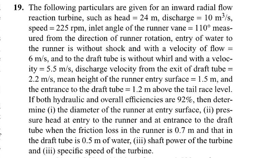 The following particulars are given for an inward