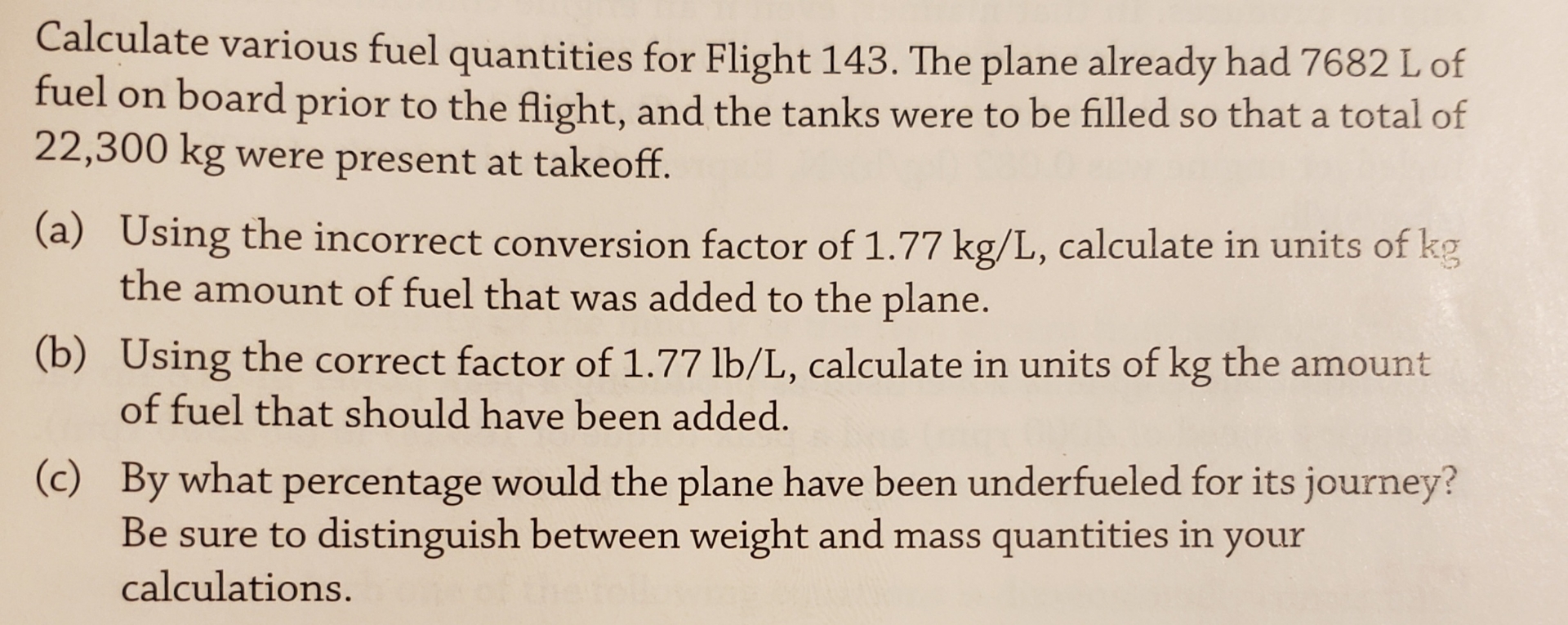 Problem 3 . 1 3 - modify the following quantities