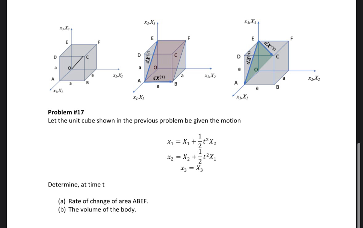 Problem # 1 6 A continuum in the form of the unit