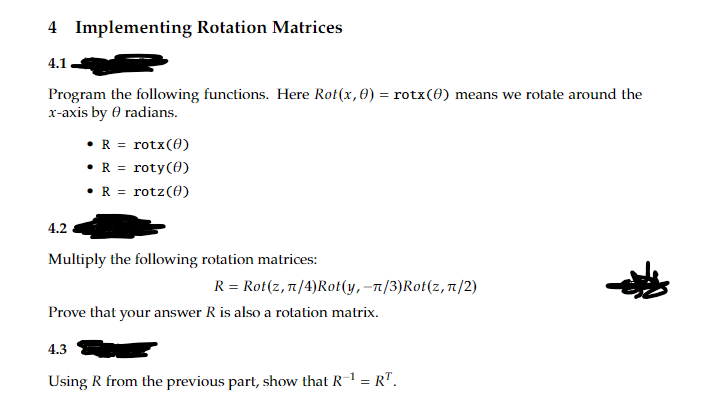 Use matlab when programming. 4 Implementing