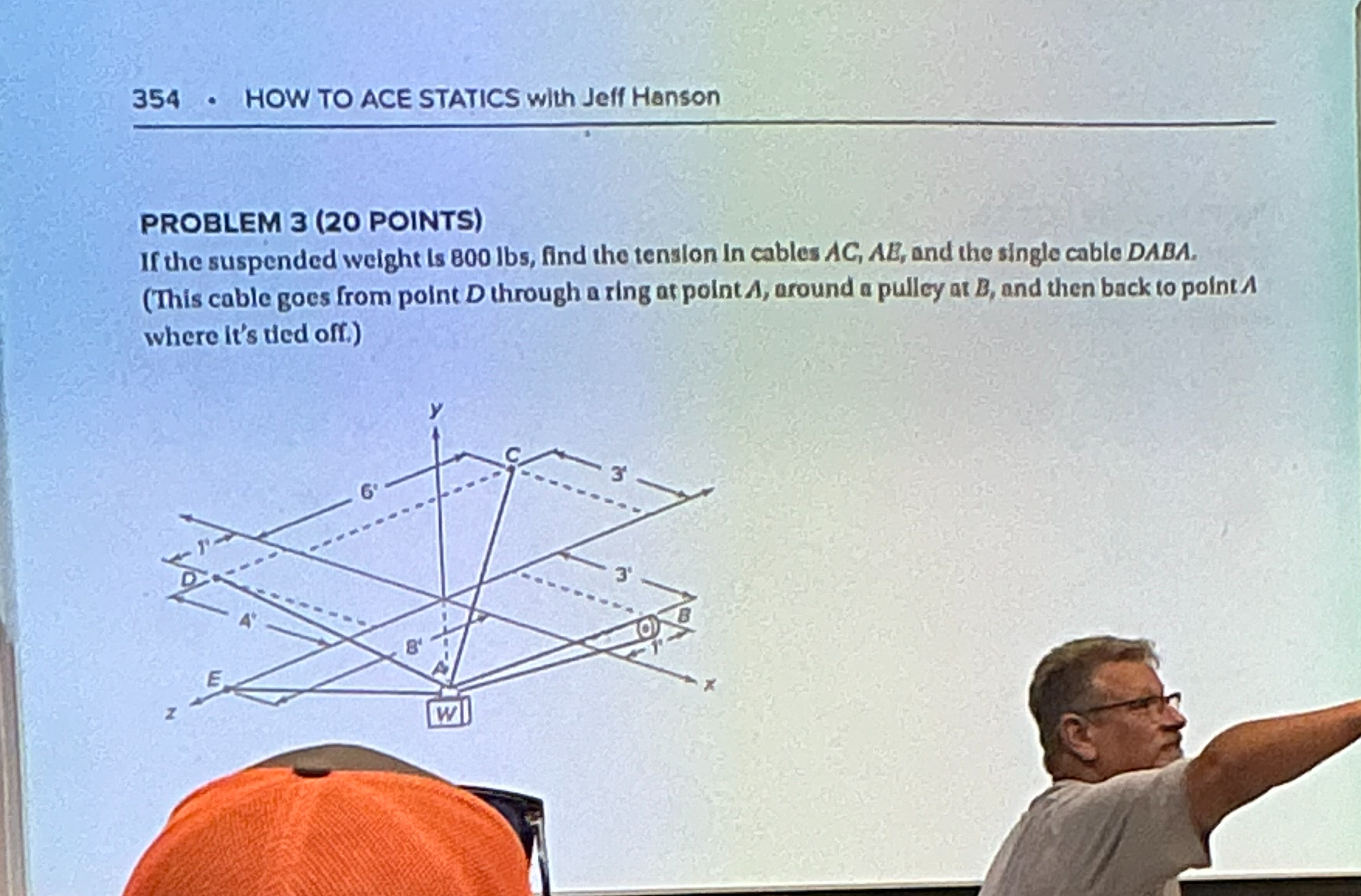 Show me the steps to solve If the suspended