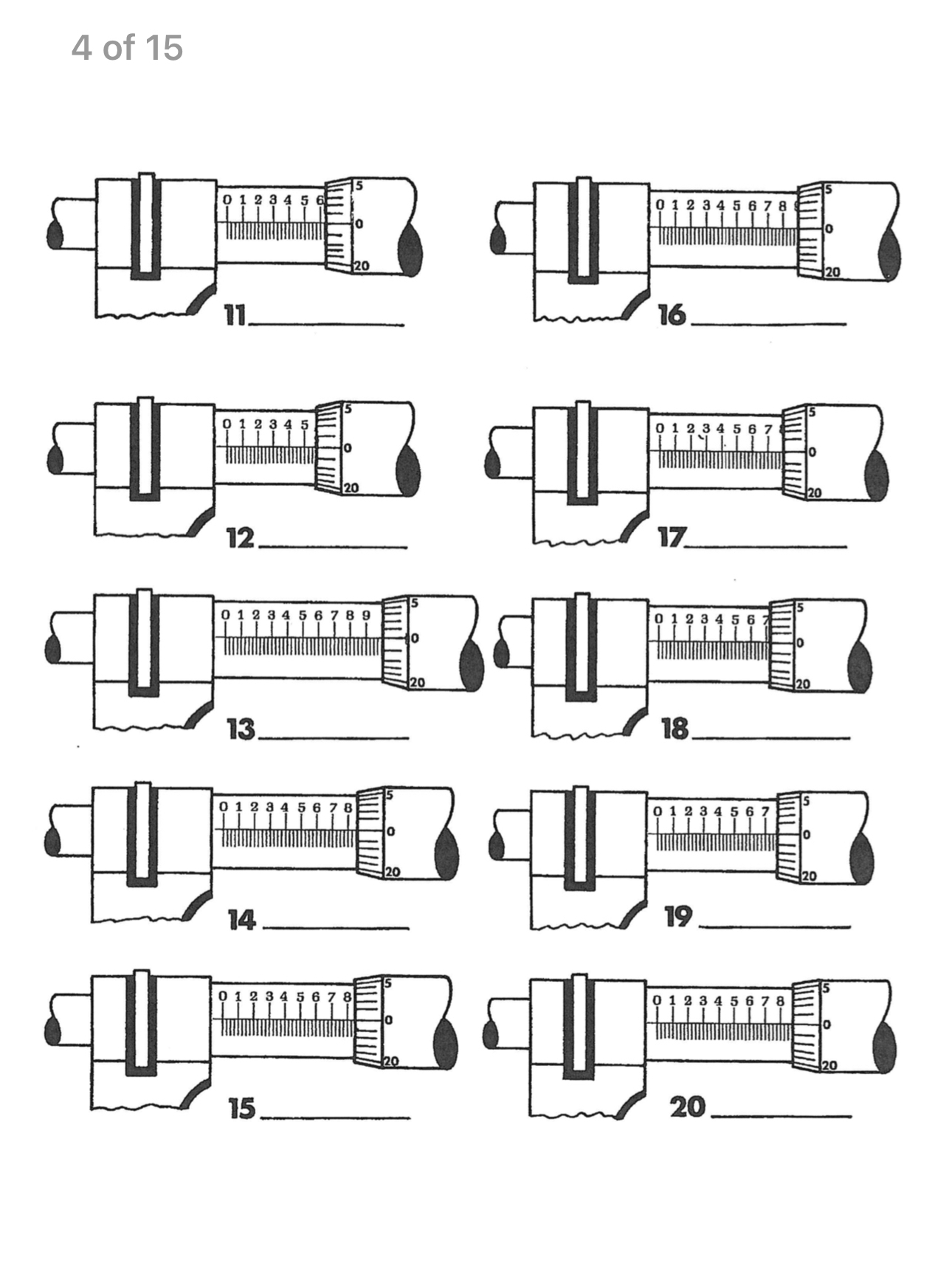 INFORMATION SHEET ON MICROMETER SUBJECT: Read The