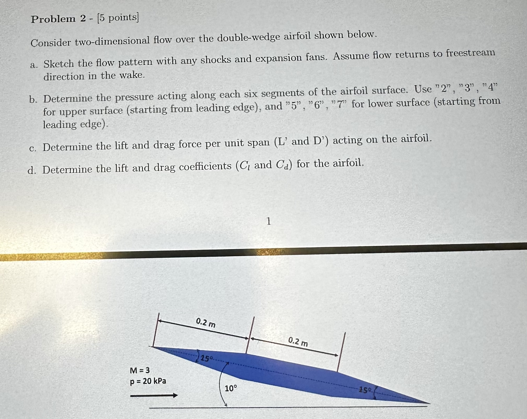 Problem 2 - [ 5 points ] Consider two -