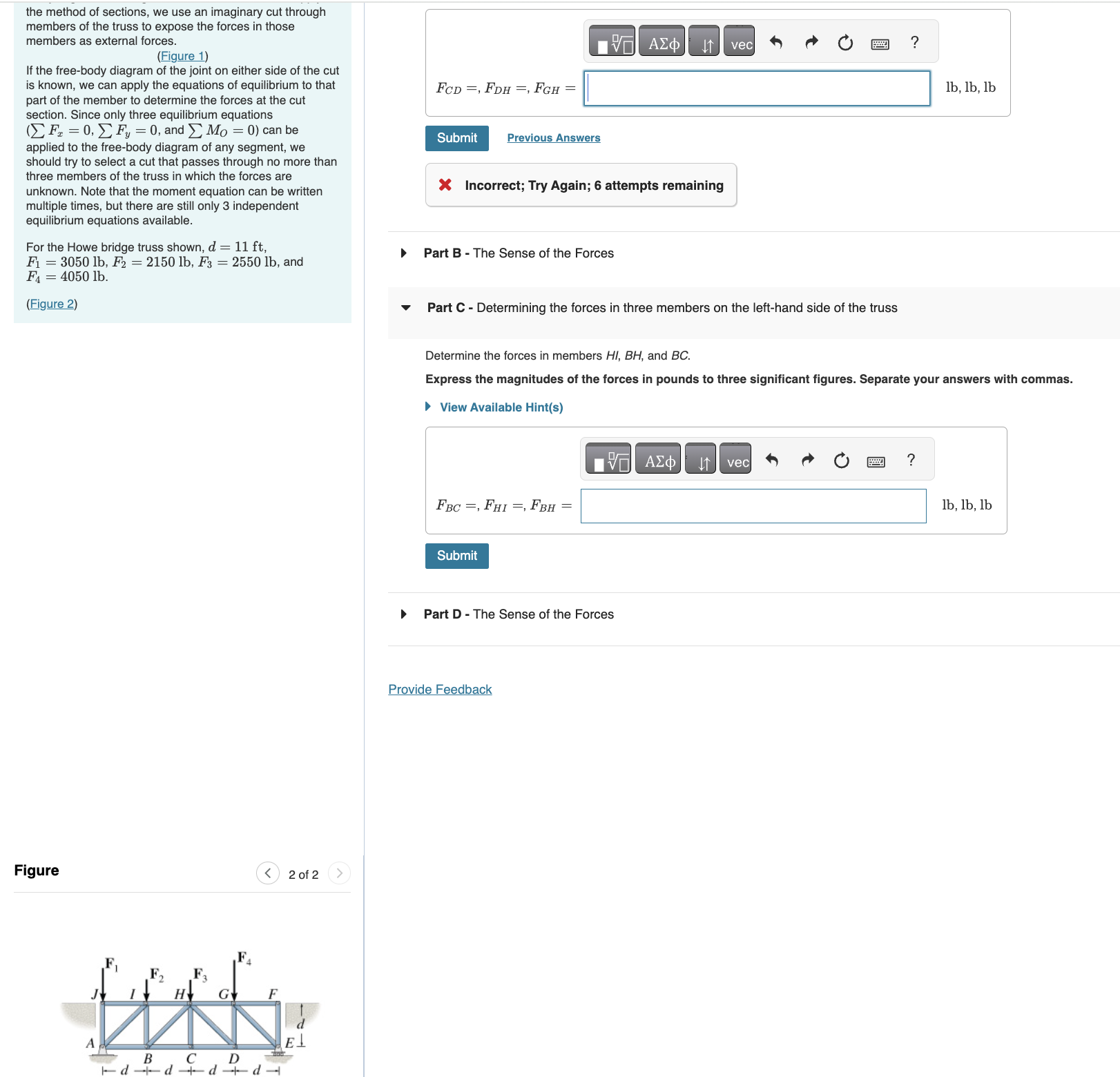 \ sum F _ ( x ) = 0 , \ sum F _ ( y ) = 0 , and \