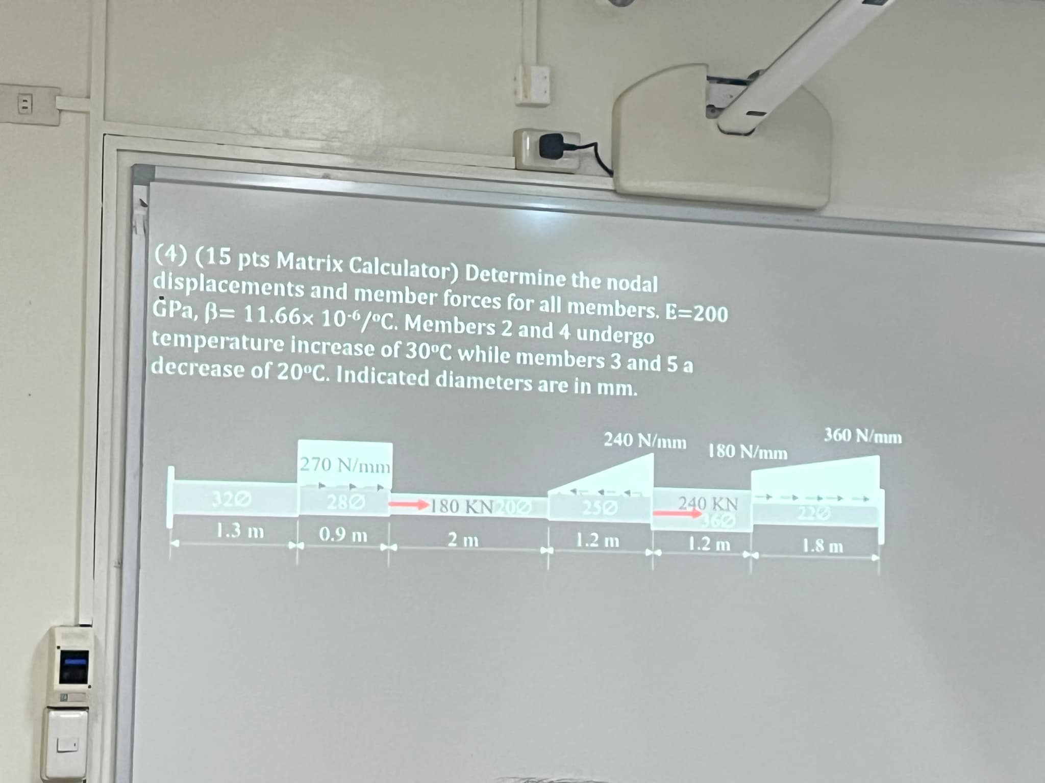 ( 4 ) ( 1 5 pts Matrix Calculator ) Determine the