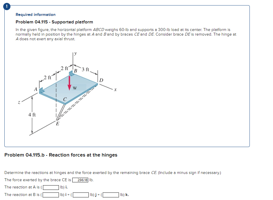 Required information Problem 0 4 . 1 1 5 -