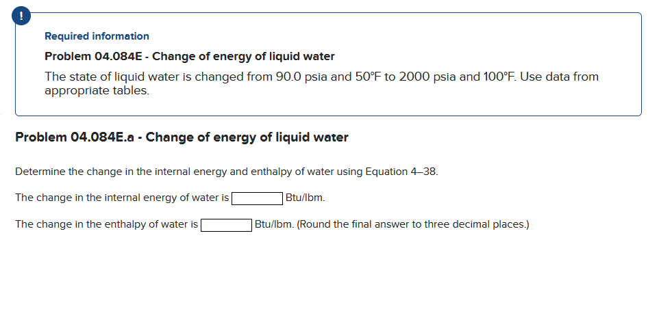 ! Required information Problem 0 4 . 0 8 4 E -