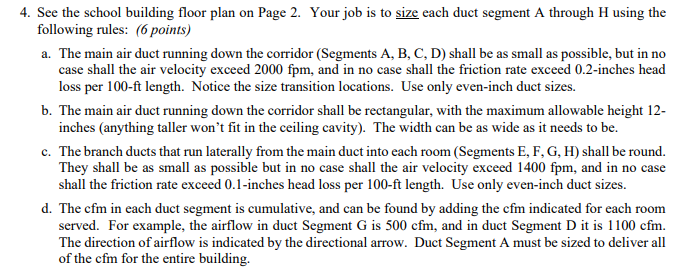4 . See the school building floor plan on Page 2