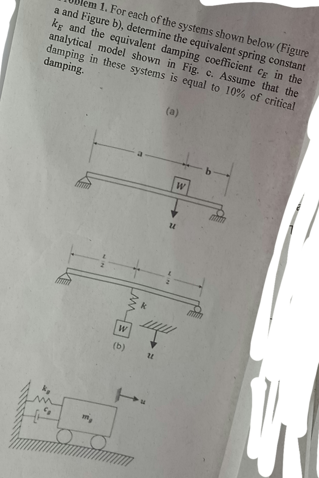 a anem 1 . For each of the systems shown below (