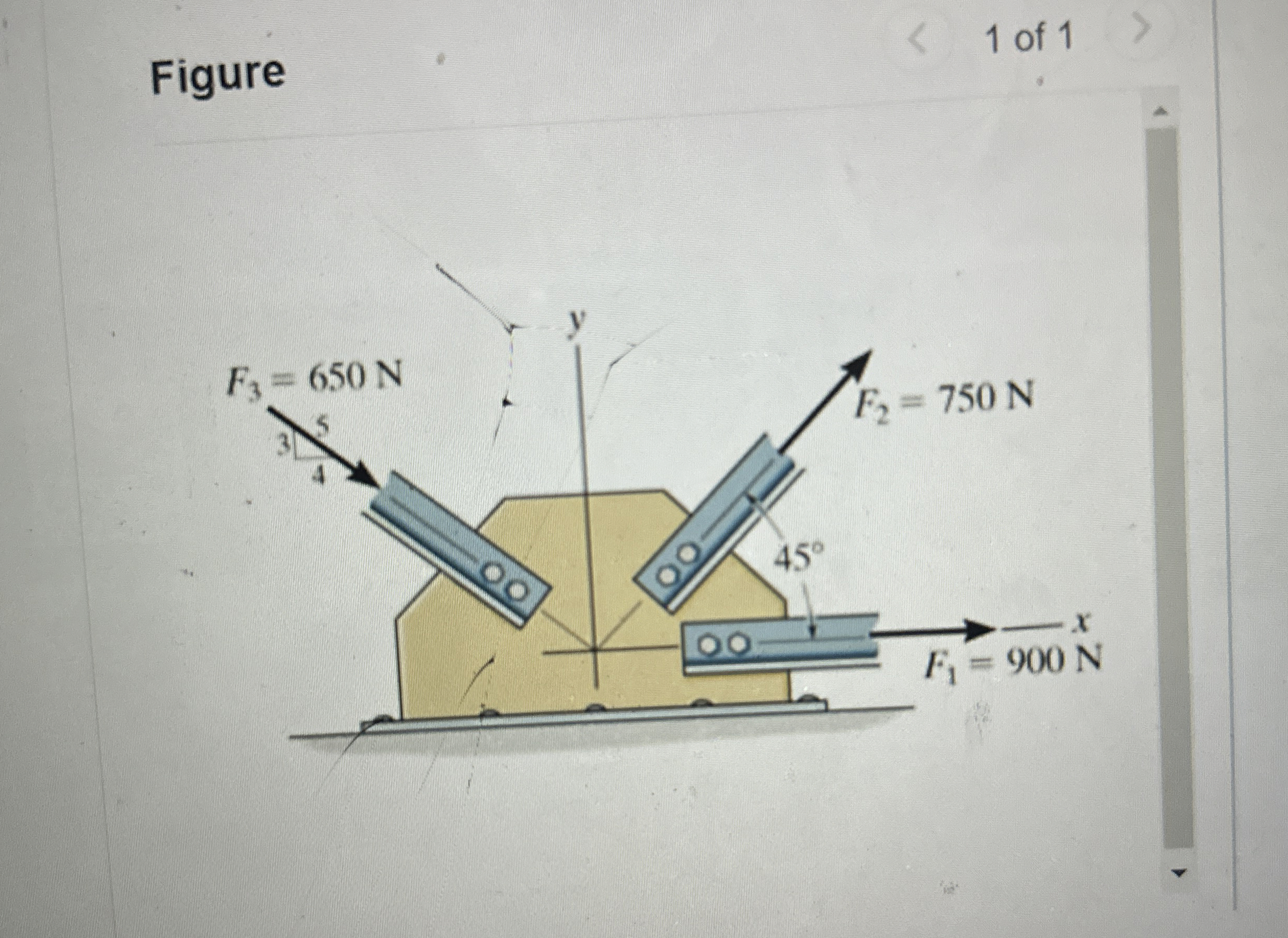 Part A Determine the magnitude of the resultant