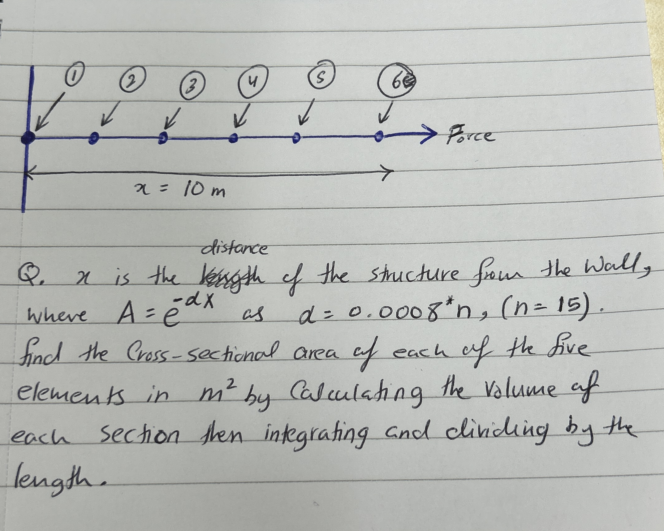 Pls solve and find the cross section of each