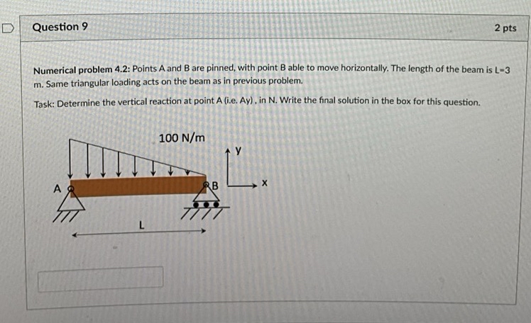 Question 9 Numerical problem 4 . 2 : Points A and