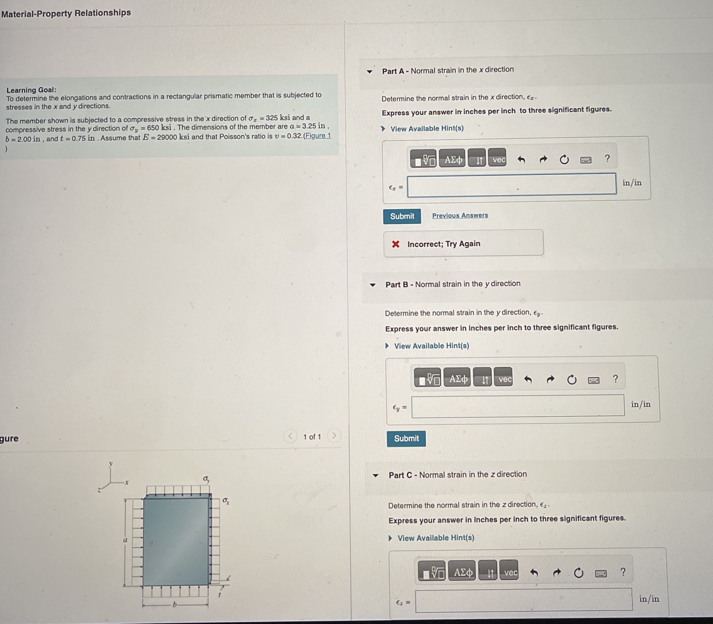 Material - Property Relationships Learning Goal: