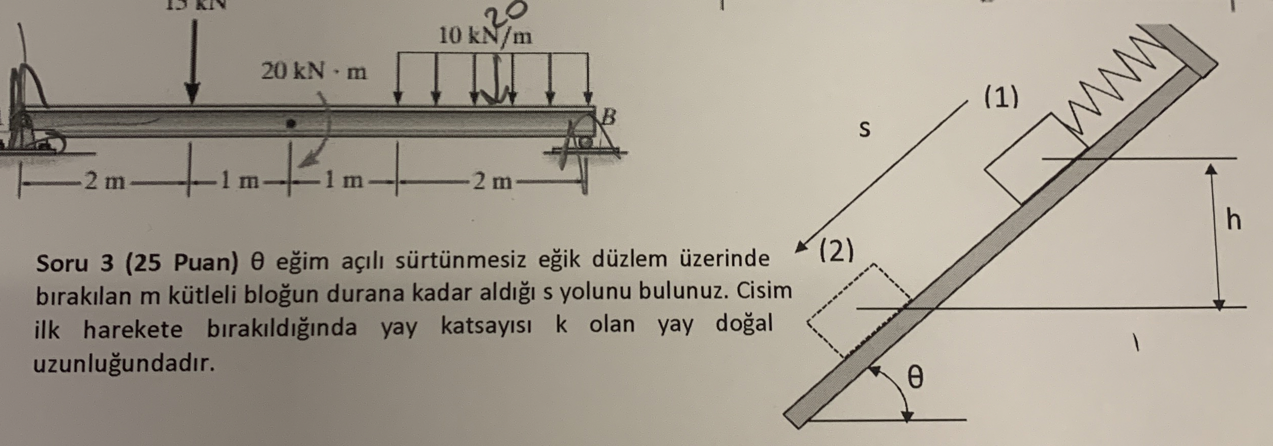 Soru 3 ( 2 5 Puan ) e im a l s rt nmesiz e ik d
