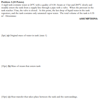Problem 3 ( 3 5 Points ) stesalily conters the