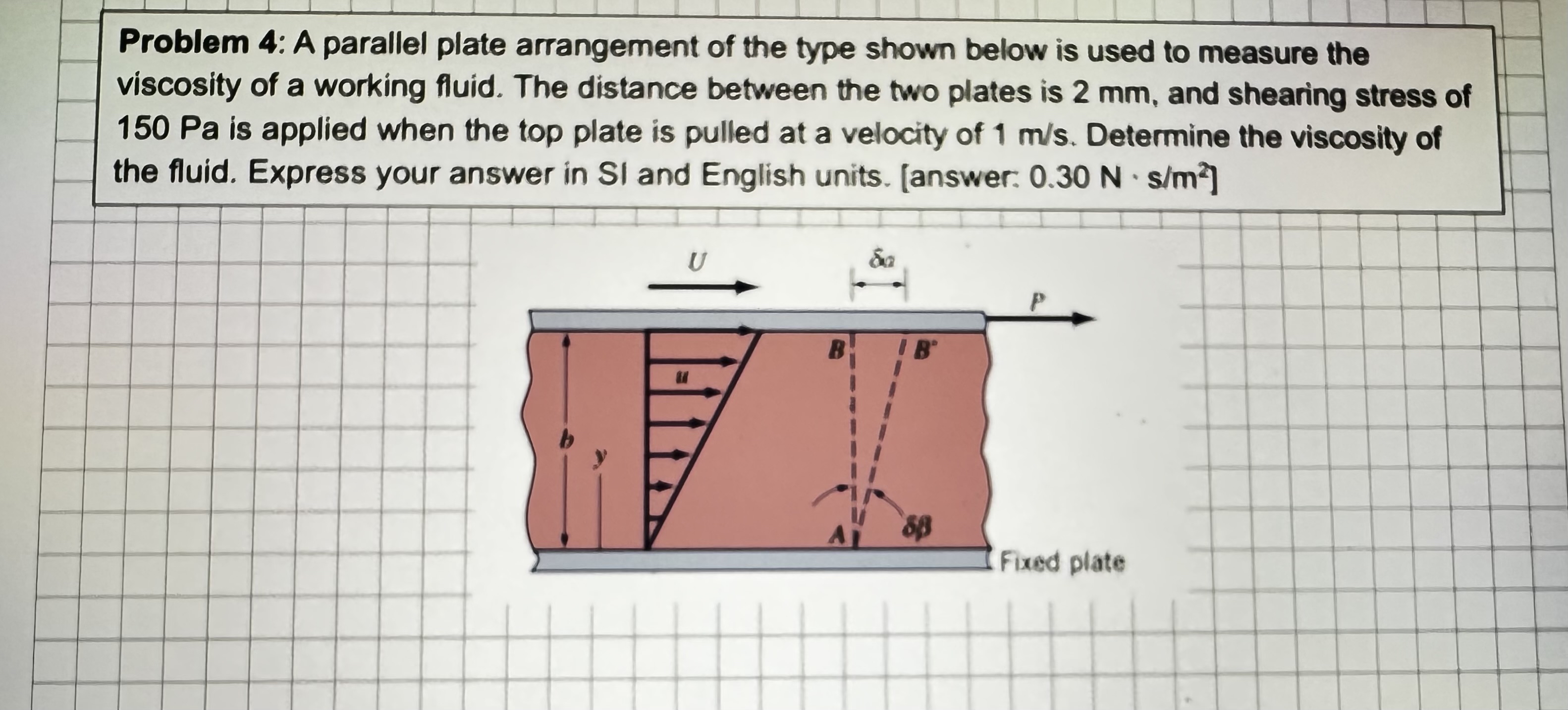 Problem 4 : A parallel plate arrangement of the