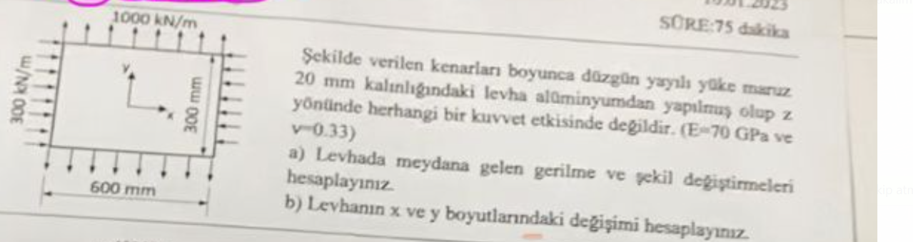 SORE: 7 5 dakika Sekilde verilen kenarlar boyunca