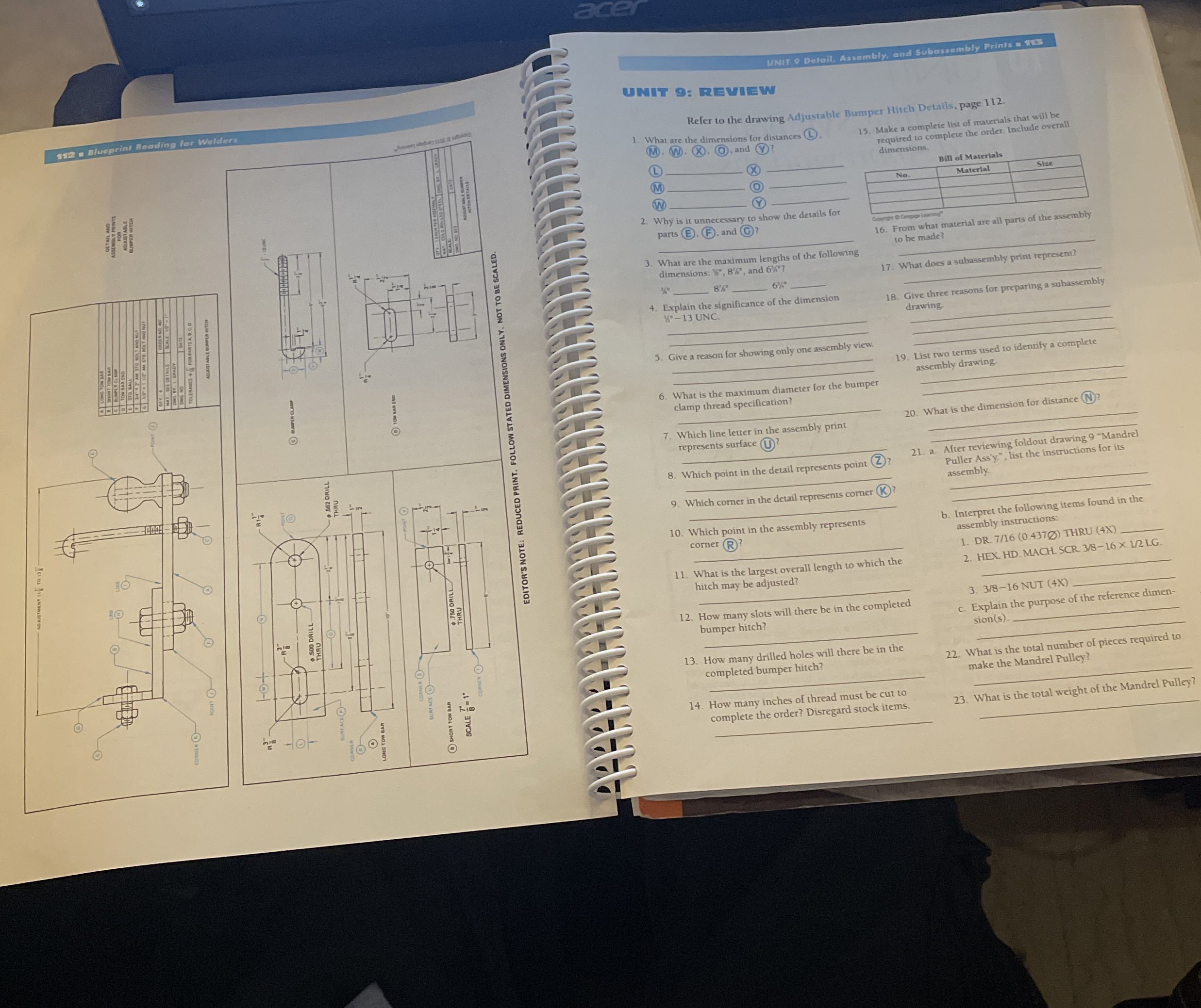 = > if ney WNIT 9 Dotail, Assembly, and