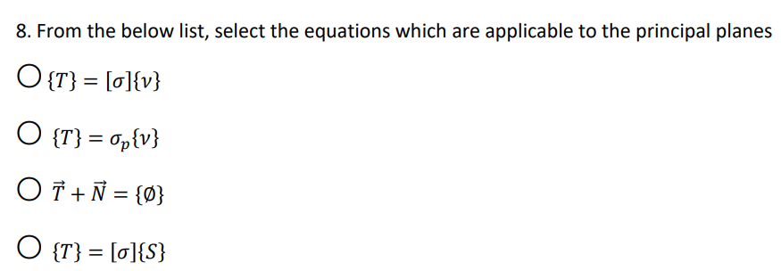 From the below list, select the equations which