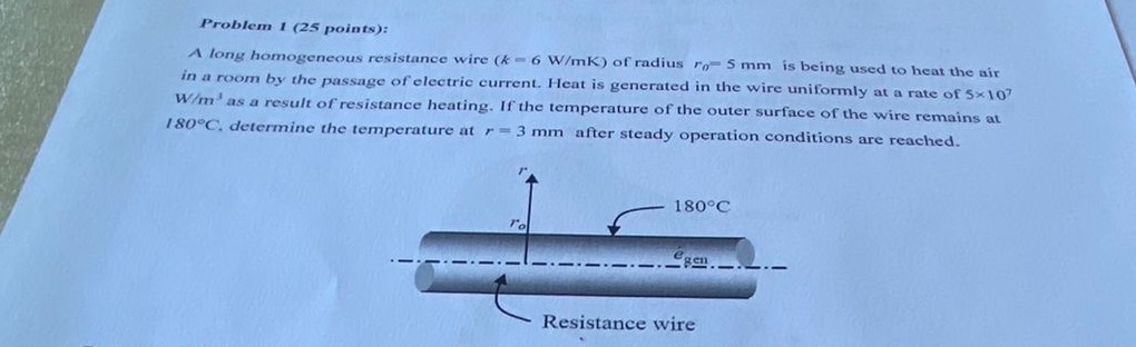 Problem 1 ( 2 5 points ) : A long homogeneous
