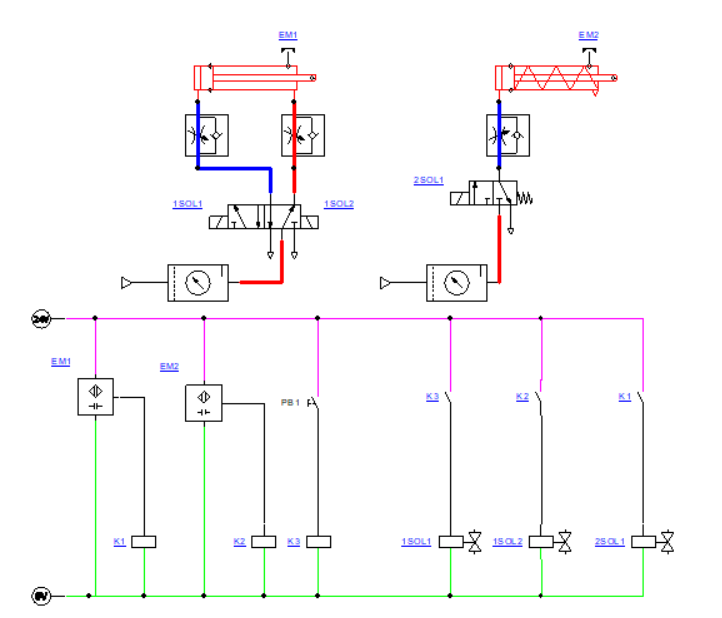 modify the pneumatic circuit for continuous