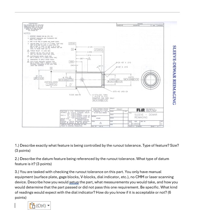 1 . ) Describe exactly what feature is being