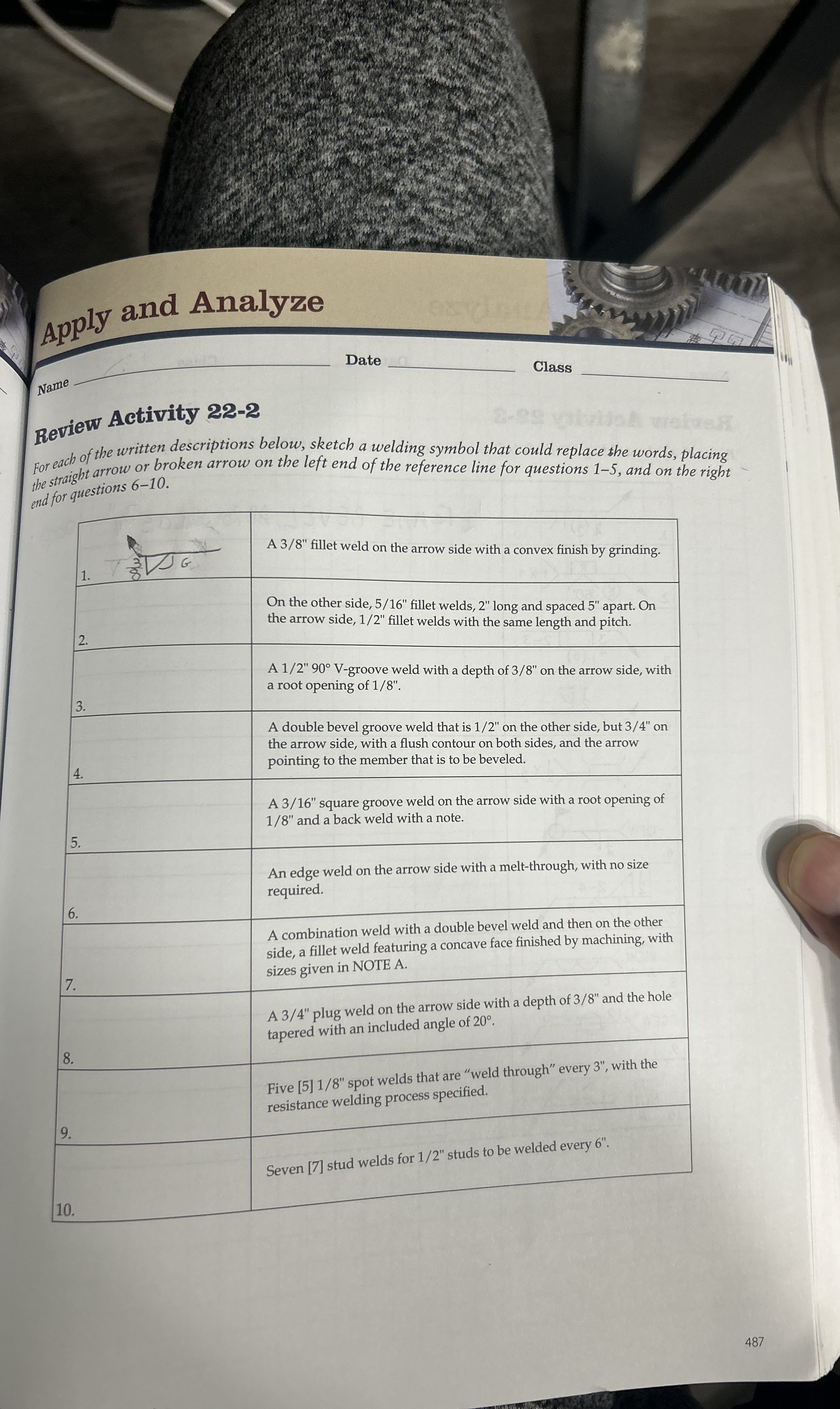 Apply and Analyze Date q , Class q , Review