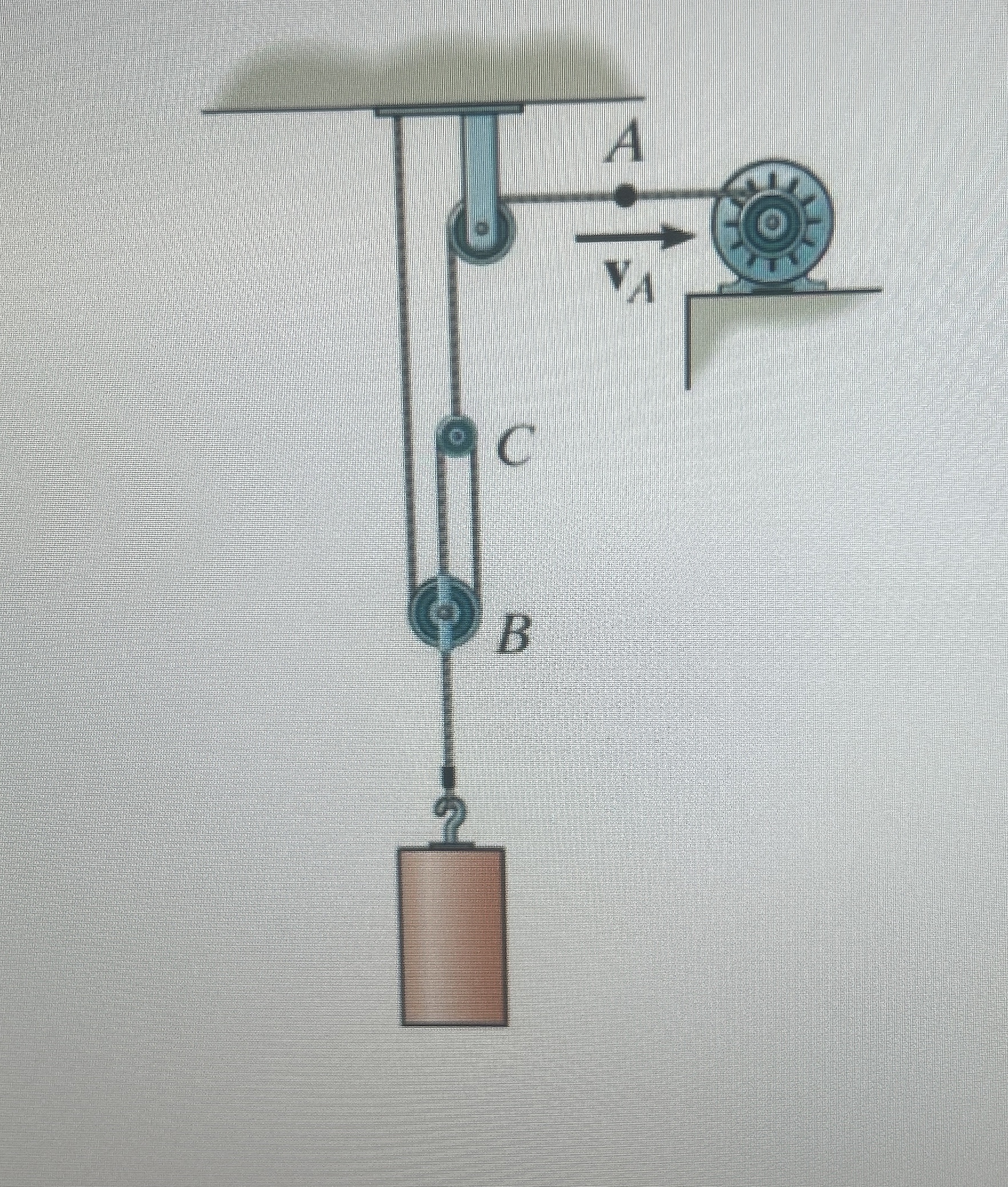 If the cable is rolled into the motor with a