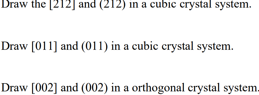 Draw the [ 2 1 2 ] and ( 2 1 2 ) in a cubic