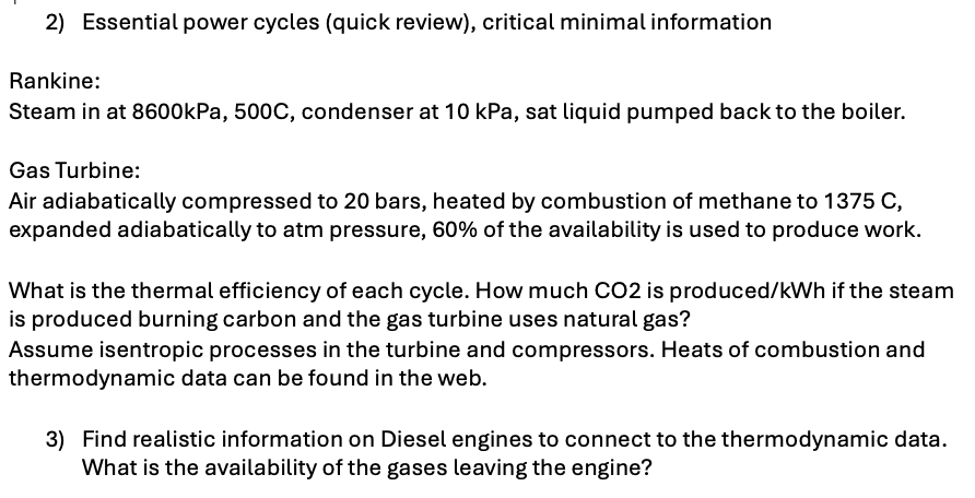 Essential power cycles ( quick review ) ,