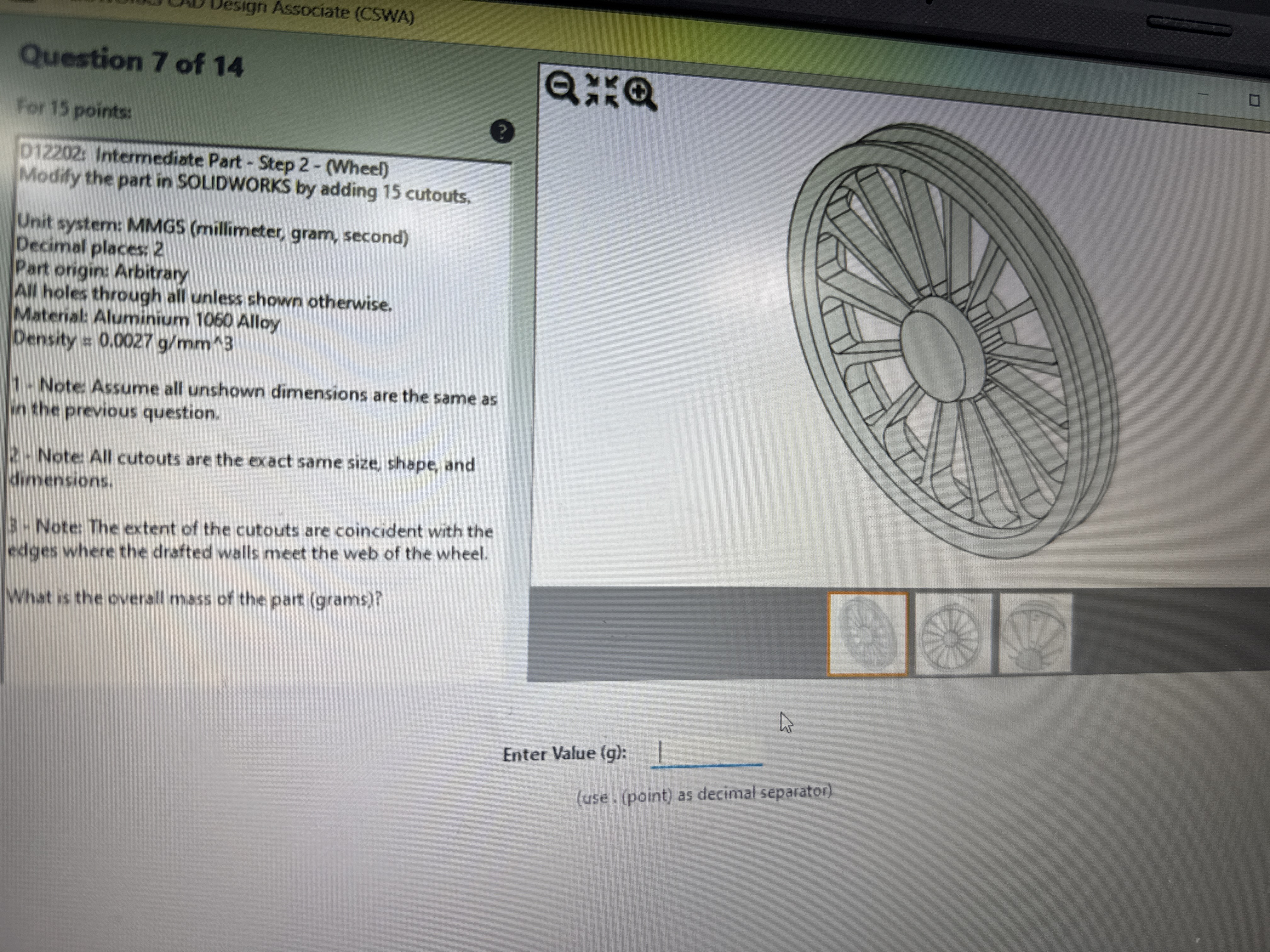 Question 7 of 1 4 For 1 5 points: D 1 2 2 0 2 :