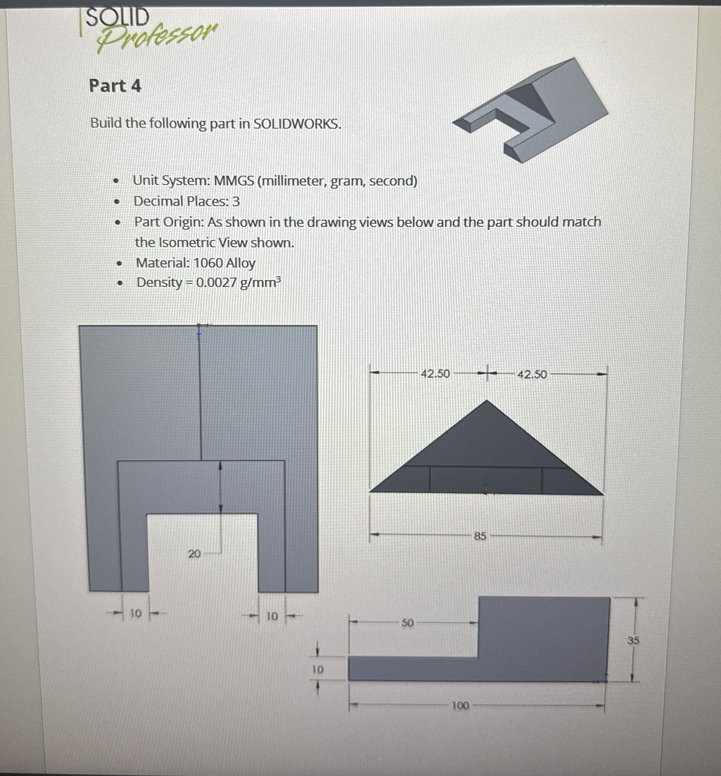 SOlID Part 4 Build the following part in