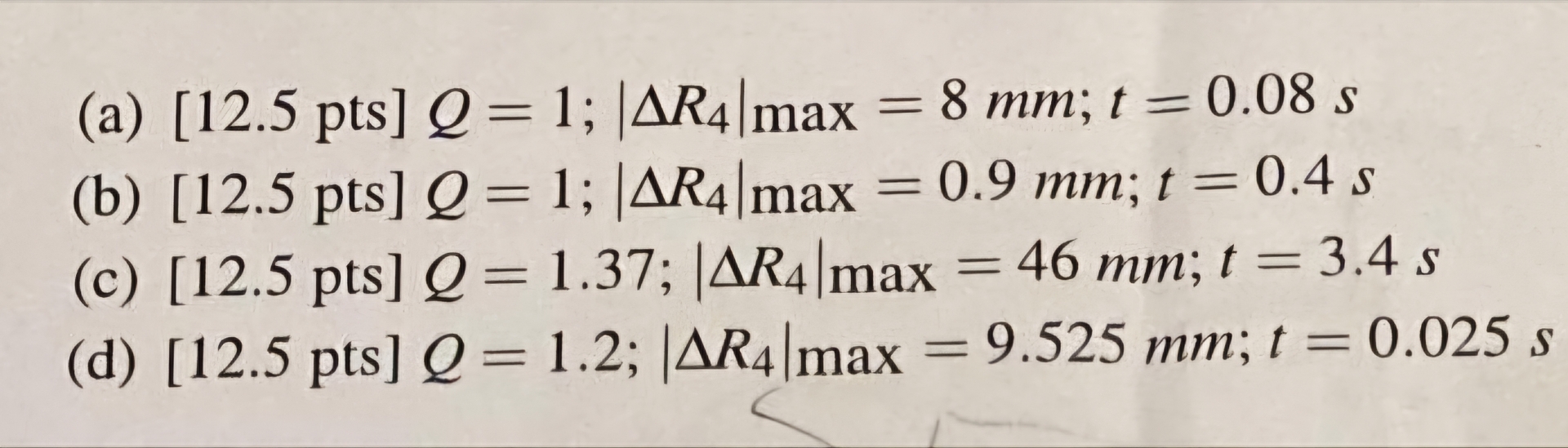 Slider - Crank Mechanism Design - 5 0 points.
