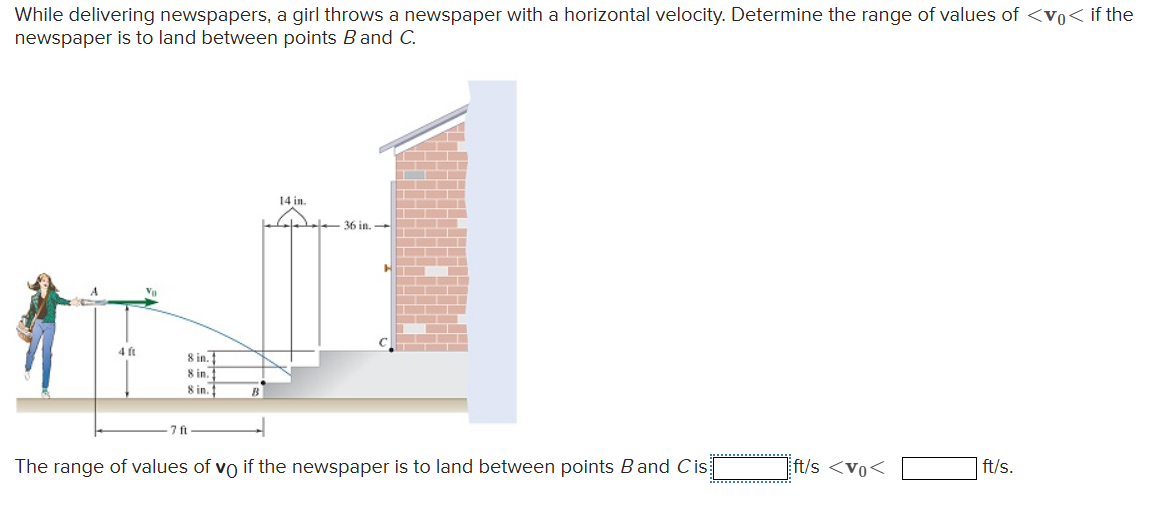 While delivering newspapers, a girl throws a